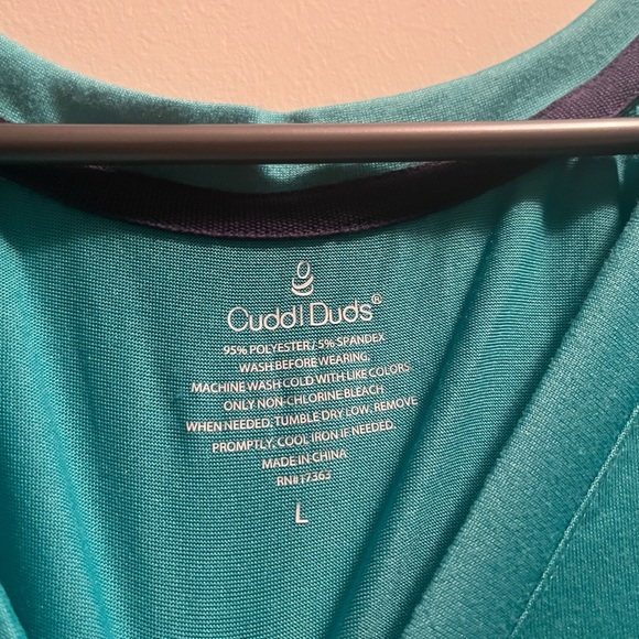 NEW Cuddl Duds Womens 3-pc Jade Print Pajama Set - Picture 4 of 10